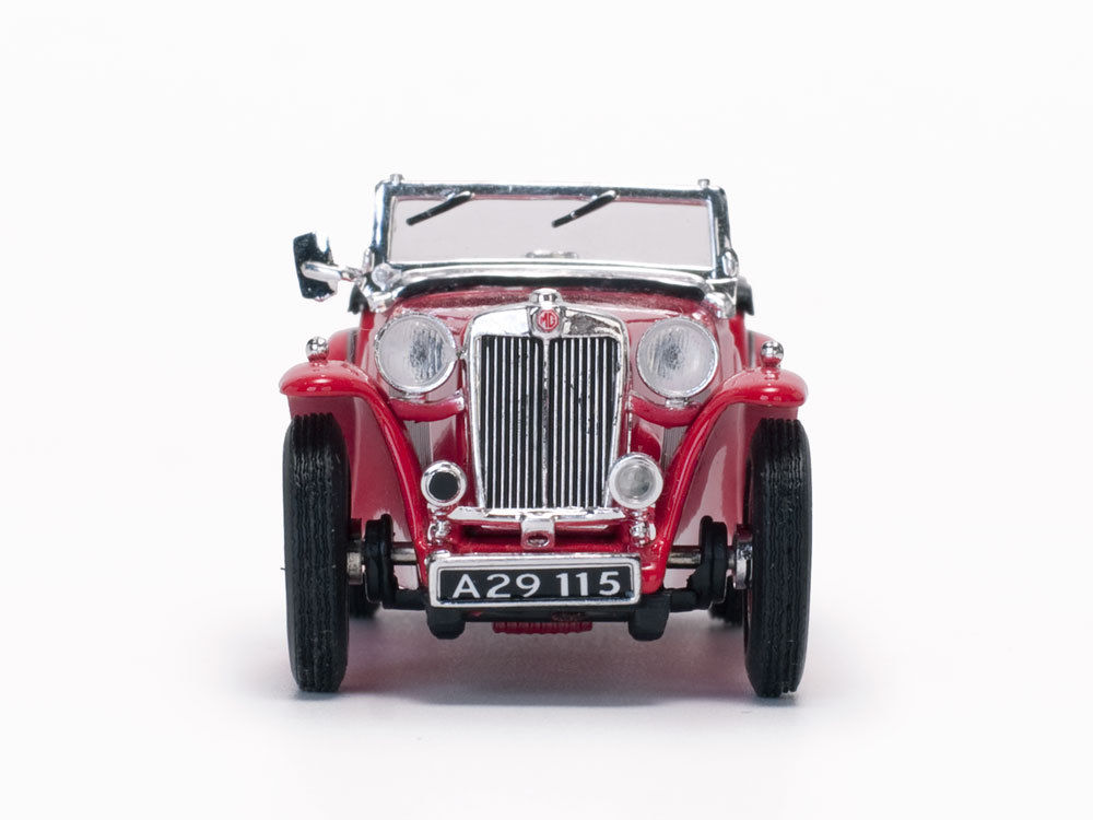 MGTC MG Open No Top Red 1/43 Diecast Model Car Vitesse 29115