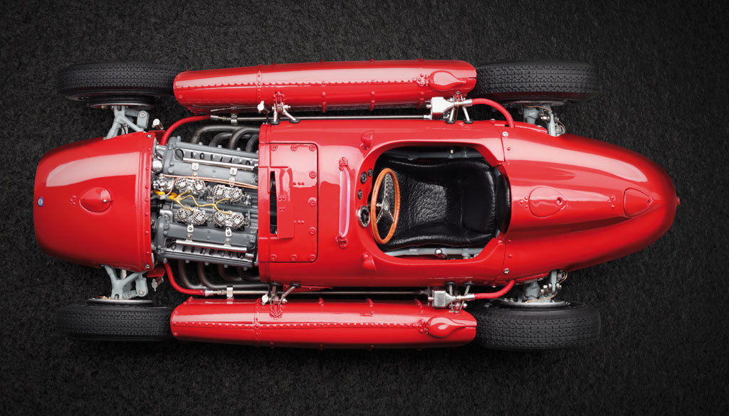 1954-1955 Lancia D50 Red 1/18 Diecast Model Car CMC 175