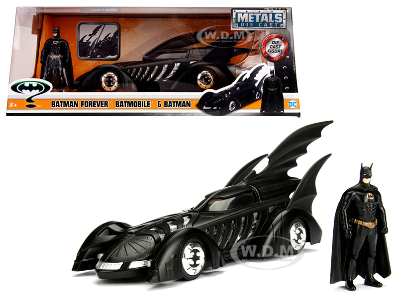 ミニカー 1995 Batman Forever Batmobile & Batman 1995 Batman Forever Batmobile with Diecast Batman Figure 1/24