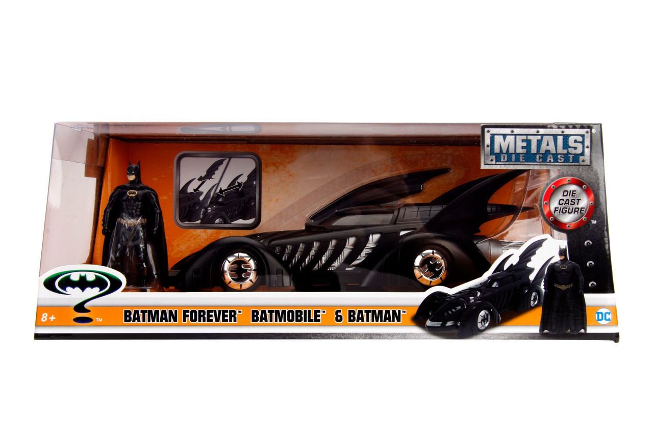 1995 Batman Forever Batmobile with Diecast Batman Figure 1/24