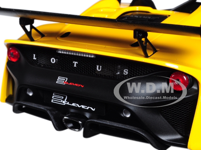 Lotus 3-Eleven Yellow 1/18 Model Car Autoart 75393