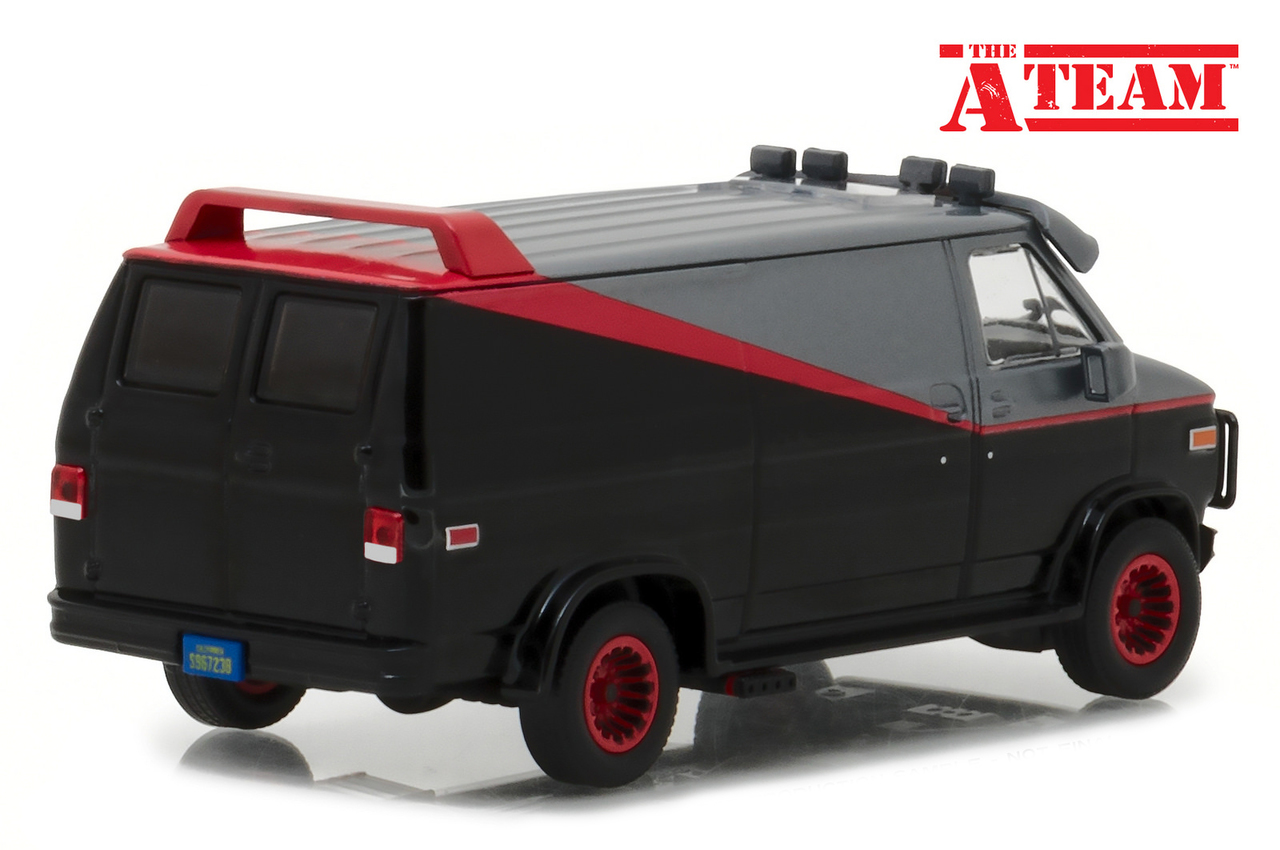 No258ミニカー1/18箱あり A TEAM 1983 GMC VANDURA 1983 GMC Vandura The A-Team 1983 1987 TV Series 1/43 Diecast Model