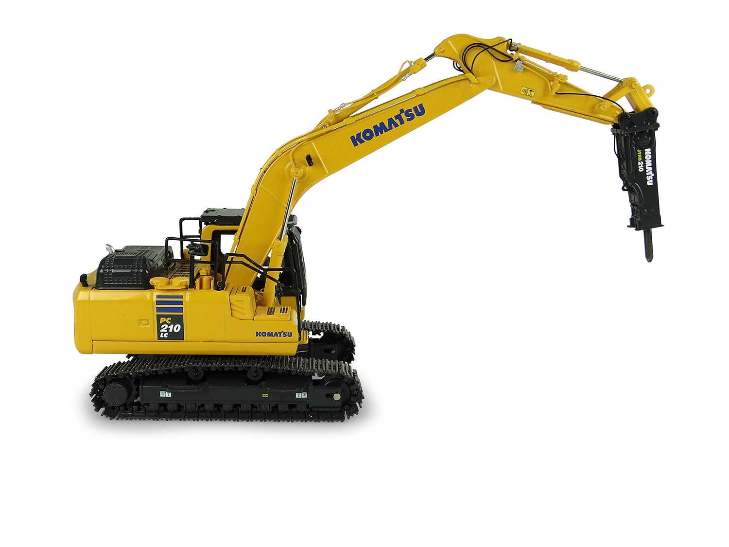 Komatsu PC210LC-11 Tracked Excavator Hammer Drill 1/50 Diecast