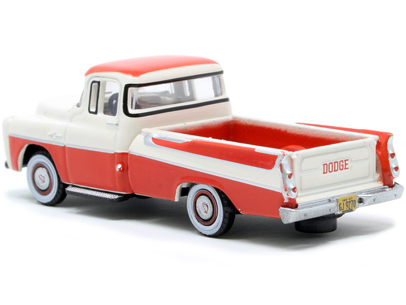 1957 Dodge D100 Sweptside Pickup Truck Tropical Coral Glacier