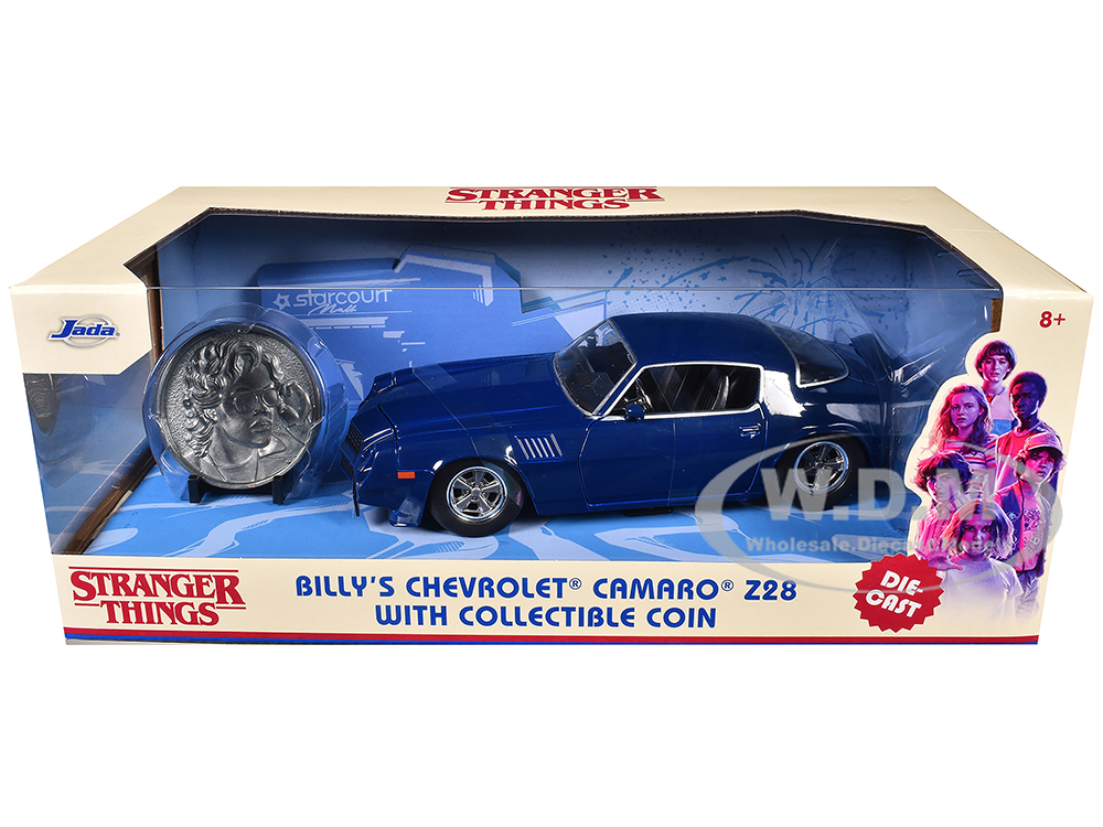 Billy's Chevrolet Camaro Z28 Dark Blue Collectible Coin Stranger