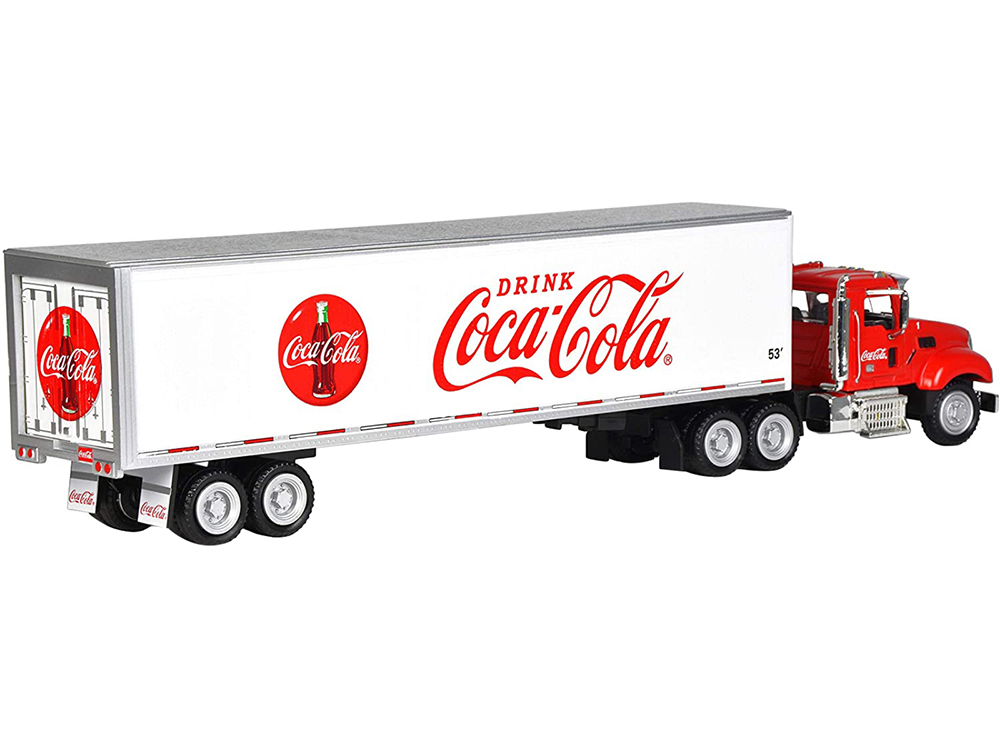 Truck Tractor with 53' Trailer Drink Coca Cola Red White 1/50