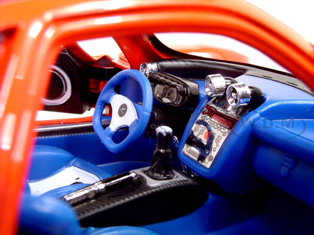 Pagani Zonda C12 Red 1/18 Diecast Model Car Motormax 73147