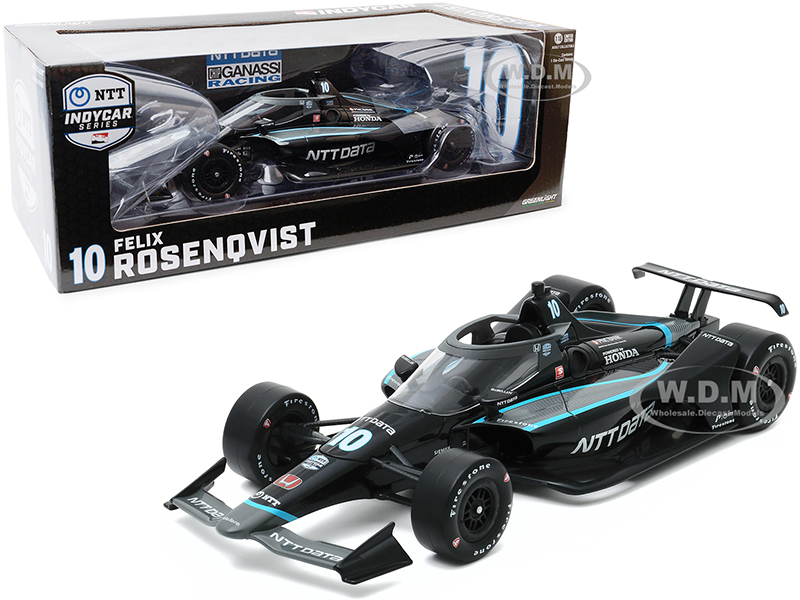 Dallara IndyCar #10 Felix Rosenqvist NTT Data Chip Ganassi Racing