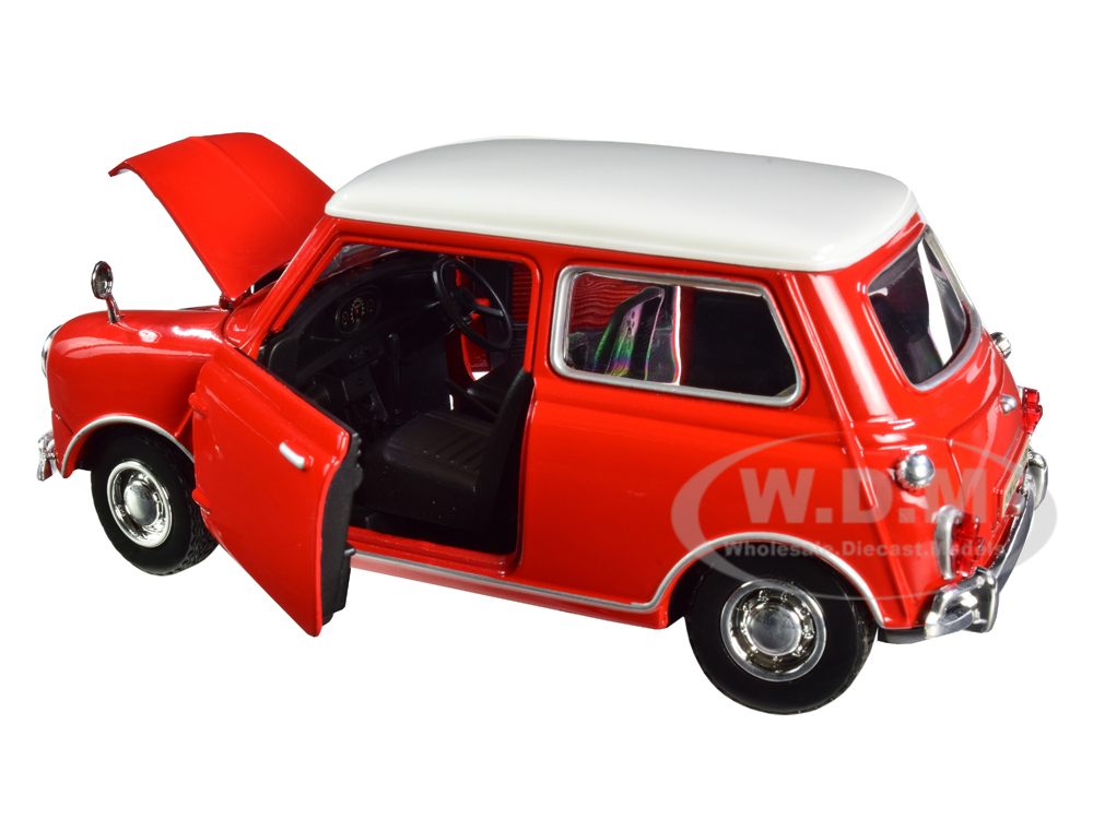 1961 1967 Morris Mini Cooper Red White Top Timeless Legends 1/18