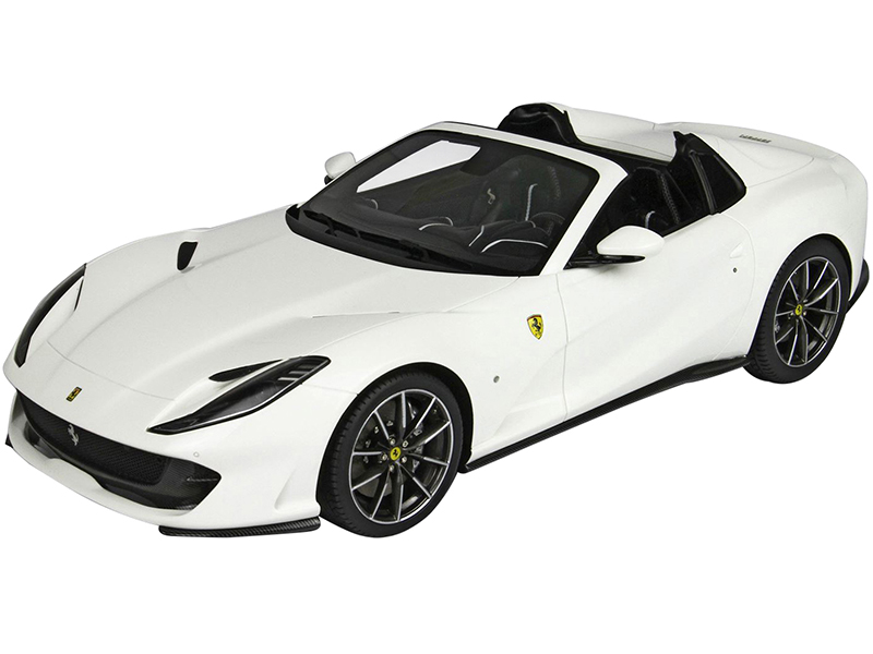 2019 Ferrari 812 GTS Convertible Avus White DISPLAY CASE Limited