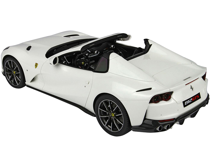 2019 Ferrari 812 GTS Convertible Avus White DISPLAY CASE Limited