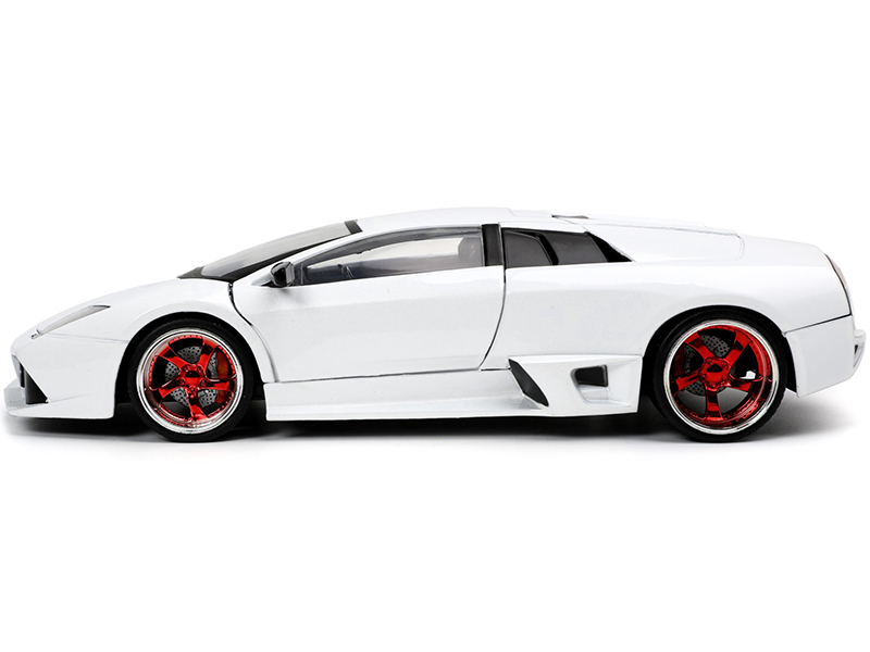 Lamborghini Murcielago LP640 White Hyper-Spec 1/24 Diecast Model