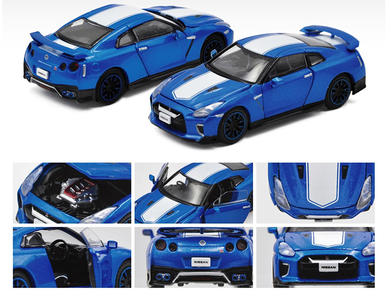 Nissan GT-R RHD Right Hand Drive Bayside Blue White Stripe 50th