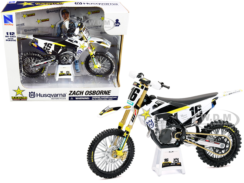 専用　Husqvarna Rockstar Energy Drink 1/32 Husqvarna FC450 #16 Zach Osborne Rockstar Energy Drink 1/12