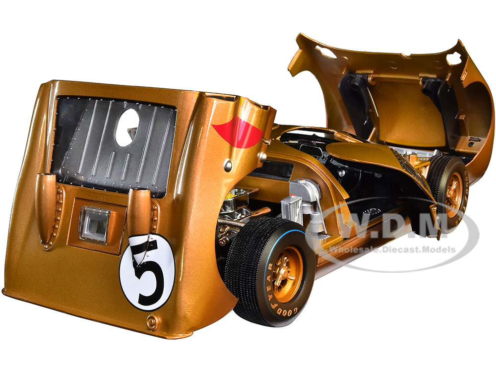 1966 Ford GT-40 MK II #5 Gold After Race Dirty Version 1/18