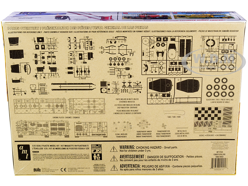 Skill 3 Model Kit Kenworth Challenge Transit Cement Mixer Truck 1