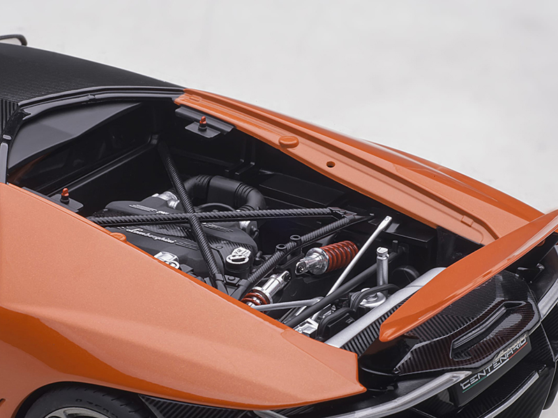 Lamborghini Centenario Arancio Argos Pearl Orange Carbon Top 1/18