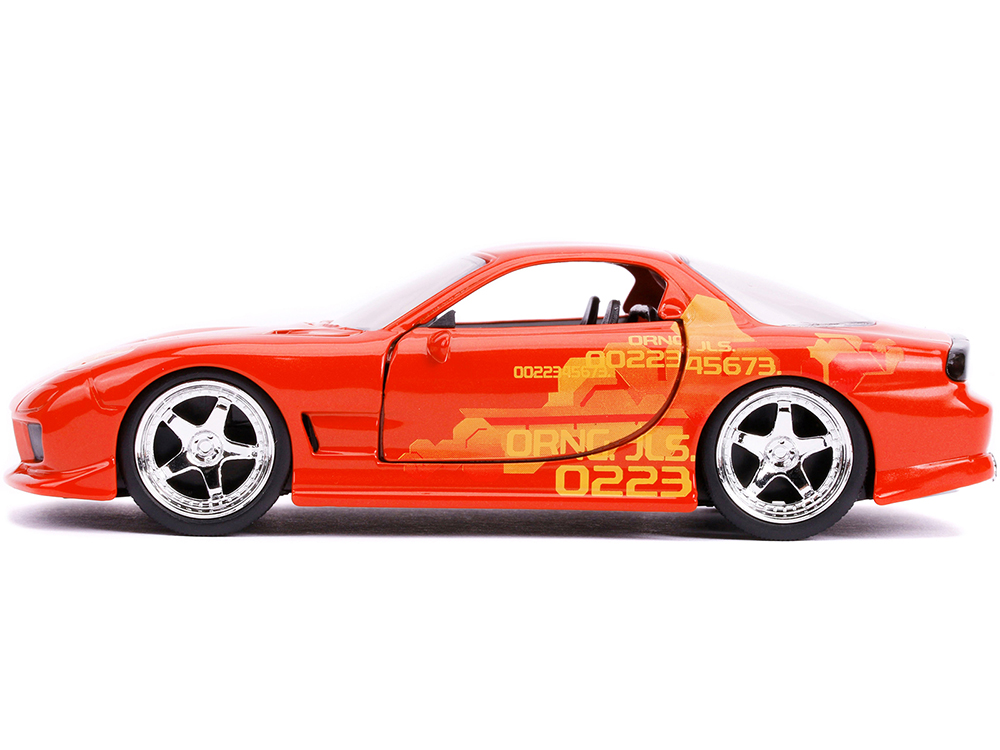 Orange Julius' Mazda RX-7 Orange Metallic Graphics Fast & Furious
