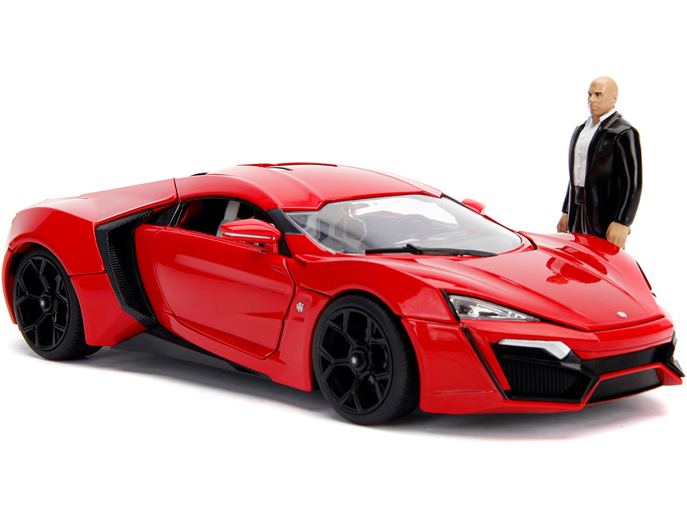 Lykan Hypersport Red Lights Dom Figurine Fast & Furious Movie 1/18