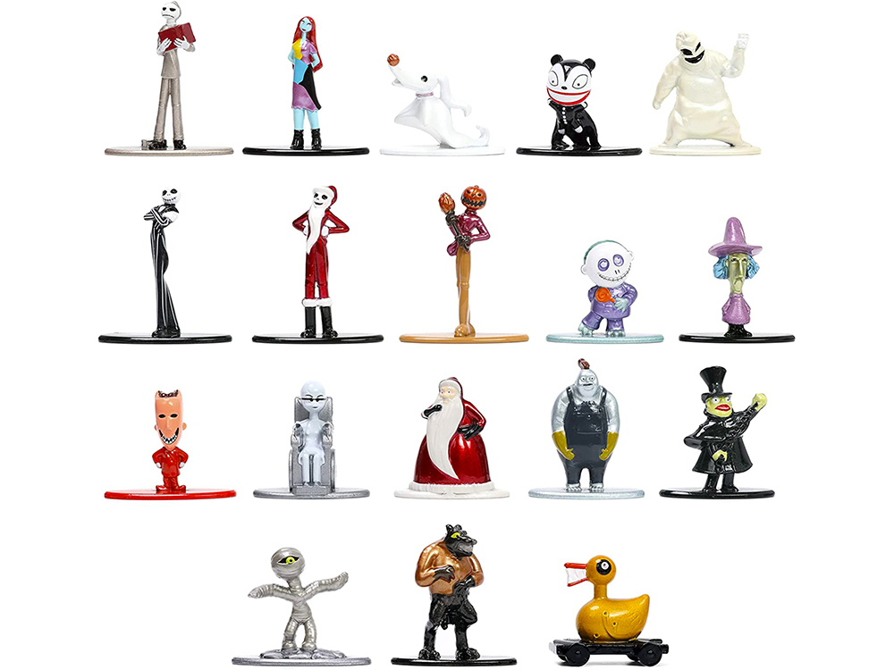 Tim Burton's The Nightmare Before Christmas Set of 18 Diecast
