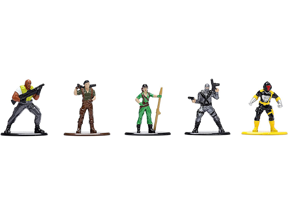 G.I. Joe Set of 18 Diecast Figurines Nano Metalfigs Series Jada 32913