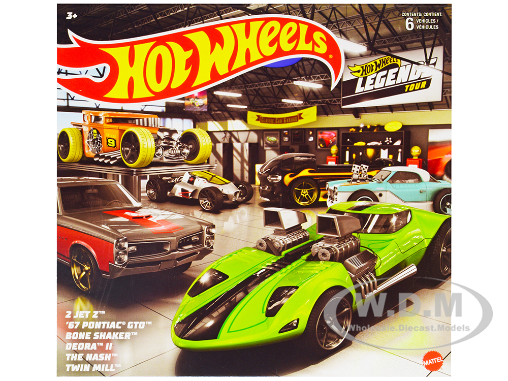 Hot Wheels Legends 6 piece Set Diecast Model Cars Hot Wheels HDH52