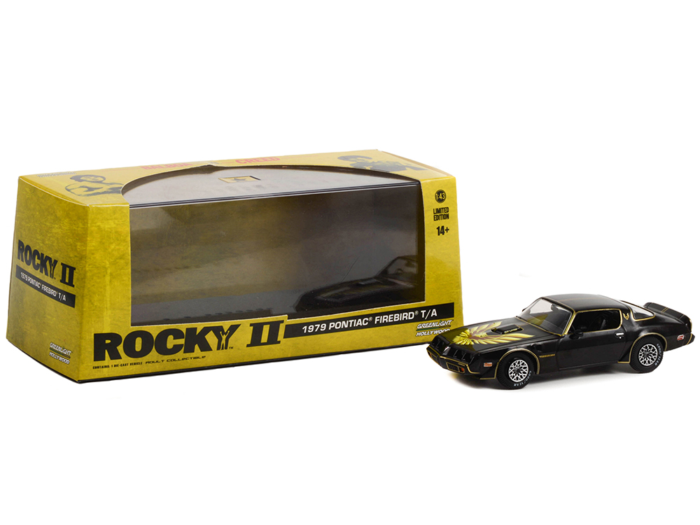 1979 Pontiac Firebird T/A Trans Am Black with Hood Phoenix Rocky