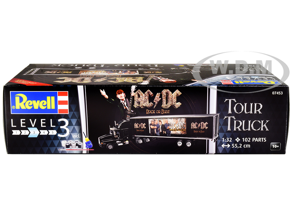 Level 3 Model Kit Kenworth Tour Truck AC/DC Rock or Bust 1/32