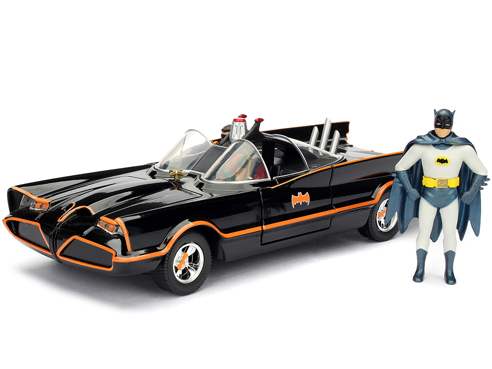 Model Kit Classic Batmobile Black Batman Diecast Figure Batman