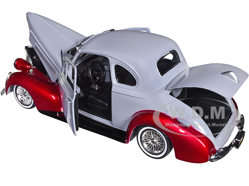 1939 Chevrolet Coupe Lowrider Gray Red Metallic Get Low Series 1