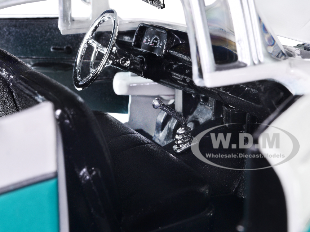 1957 Chevrolet Bel Air Lowrider Turquoise Metallic White Get Low