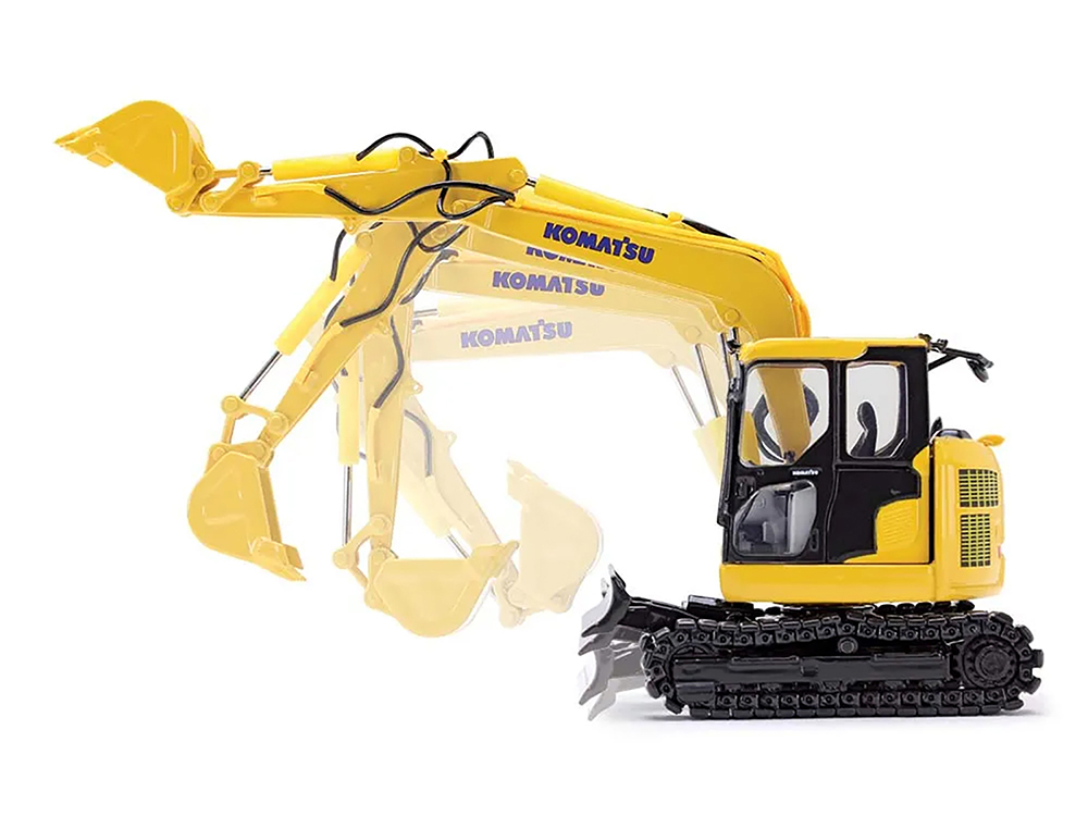 Komatsu PC78US-11 Excavator Yellow 1/50 Diecast Model DCP/First