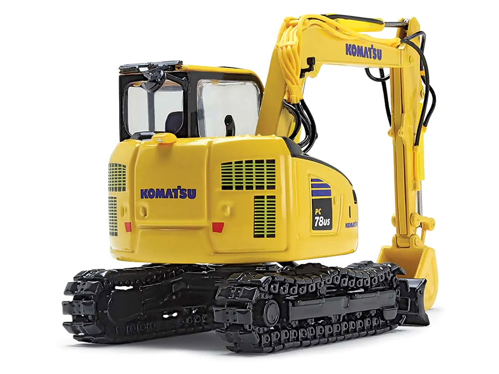 Komatsu PC78US-11 Excavator Yellow 1/50 Diecast Model DCP/First