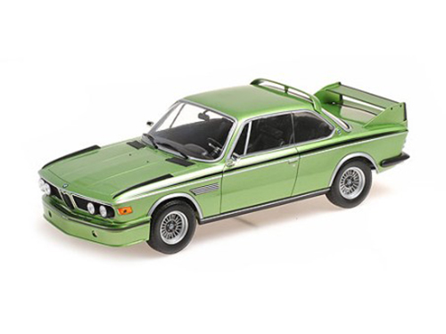  3.0 CSL 1973 1/18 スケールモデル 1973 BMW 3.0 CSL Green Metallic with Black Stripes Limited Edition