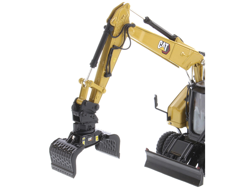 CAT Caterpillar M318 Wheeled Excavator Yellow Operator High Line