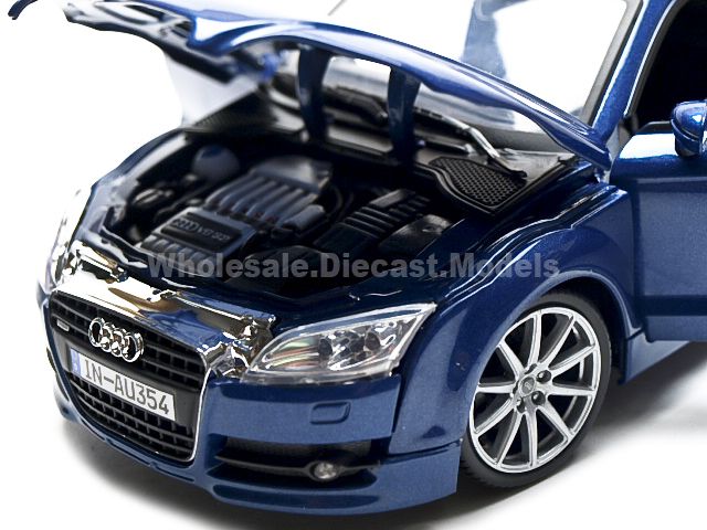 2007 Audi TT Blue 1/18 Diecast Car Model Motormax 73177