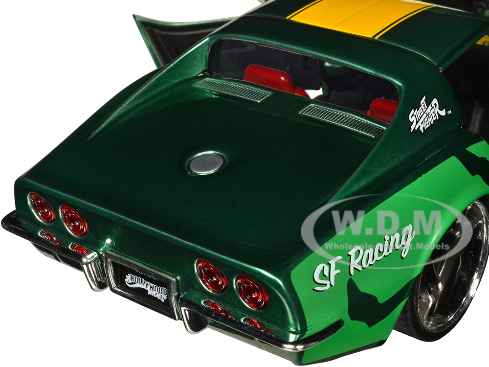 1969 Chevrolet Corvette Stingray ZL1 Green Metallic with Yellow