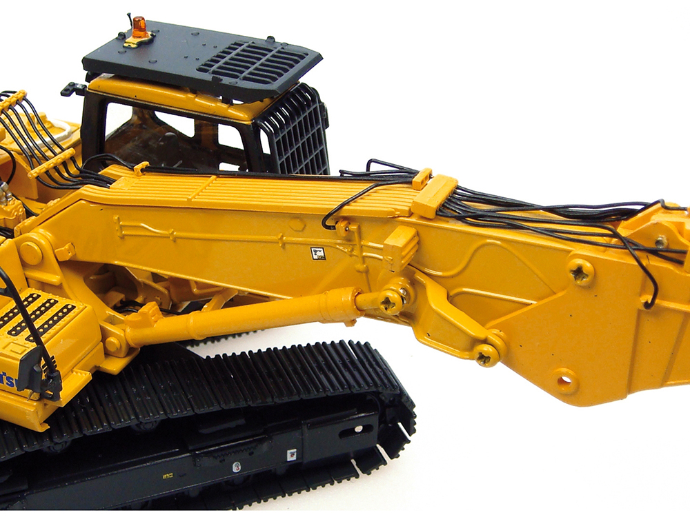 Komatsu PC450LC Excavator Short Boom with Bucket Yellow 1/50