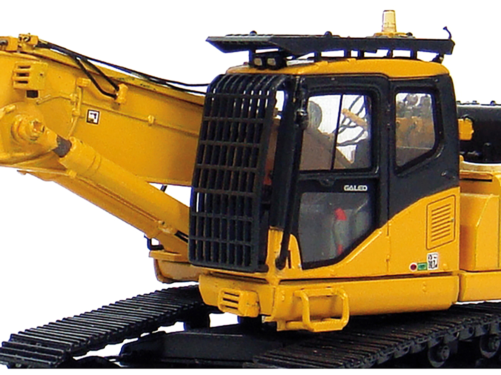 Komatsu PC450LC Excavator Short Boom with Bucket Yellow 1/50