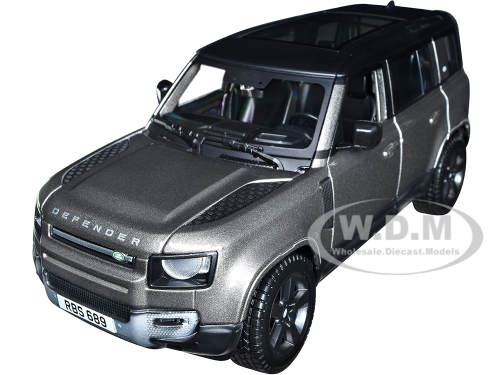 2022 Land Rover Defender 110 Dark Silver Metallic with Black Top