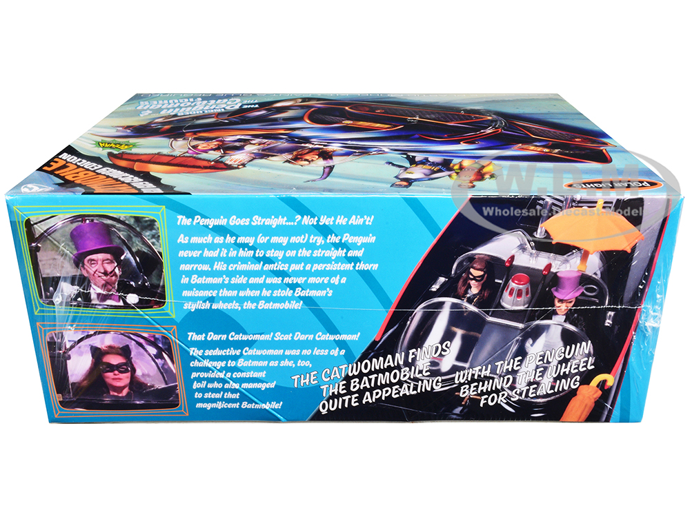 Skill 2 Model Kit 1966 Batmobile Bad Guy Getaway Edition Penguin