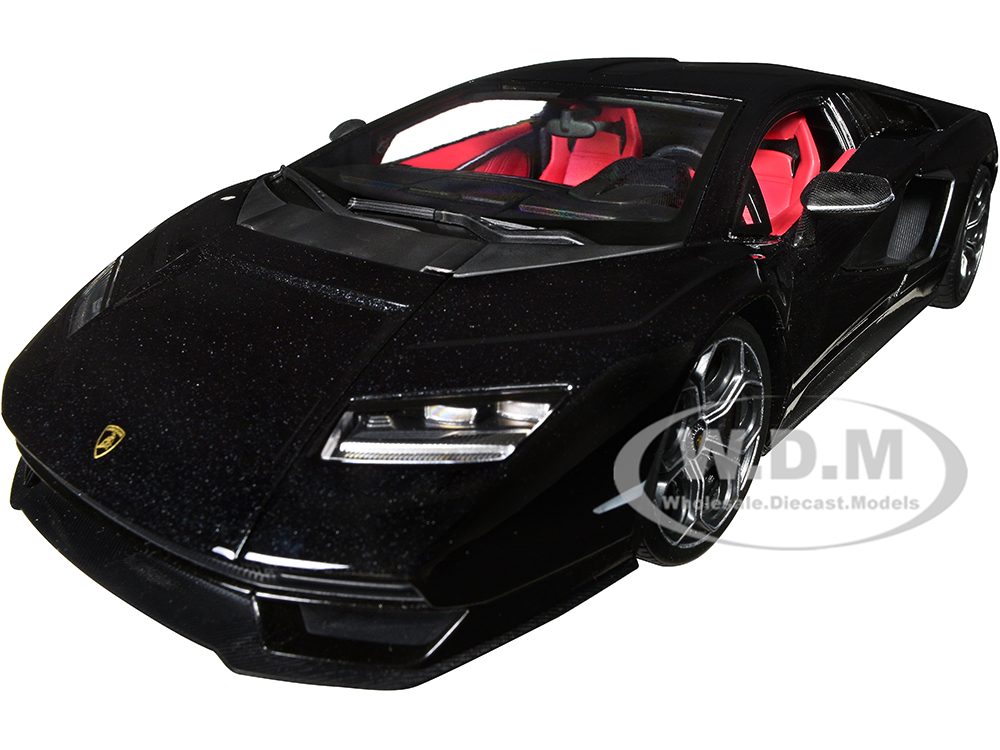 Lamborghini Countach LPI 800 4 Black with Red Interior Special