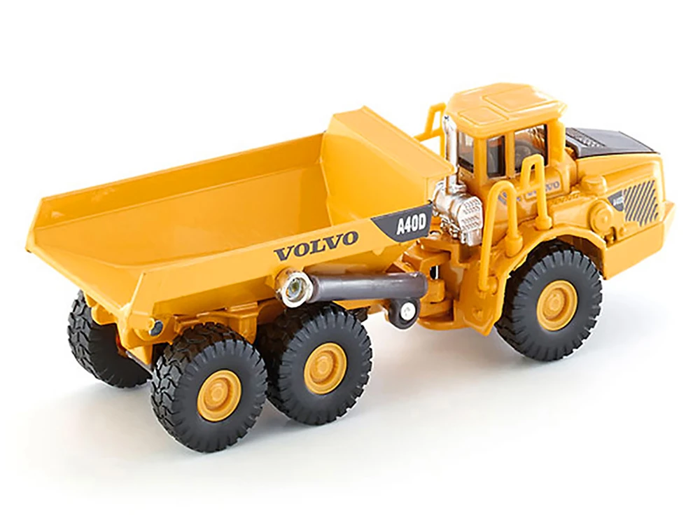 Volvo A40D Dump Truck Yellow 1/87 HO Diecast Model Siku 1877
