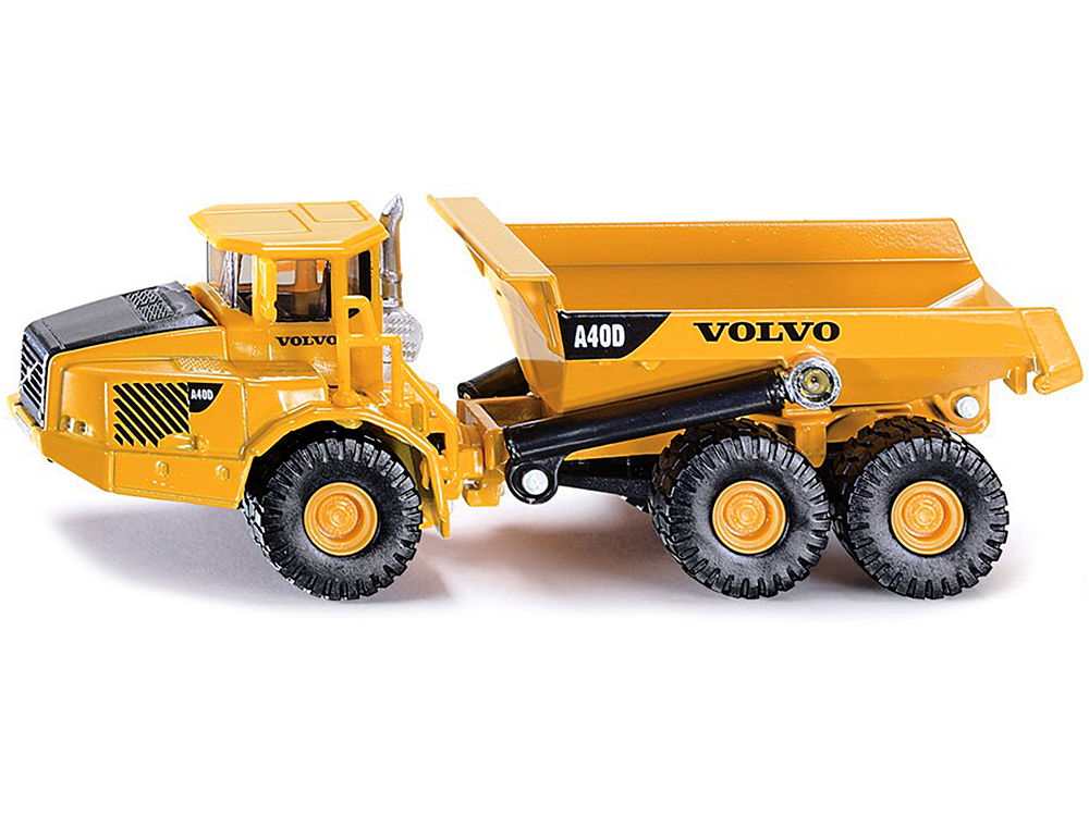 Volvo A40D Dump Truck Yellow 1/87 HO Diecast Model Siku 1877