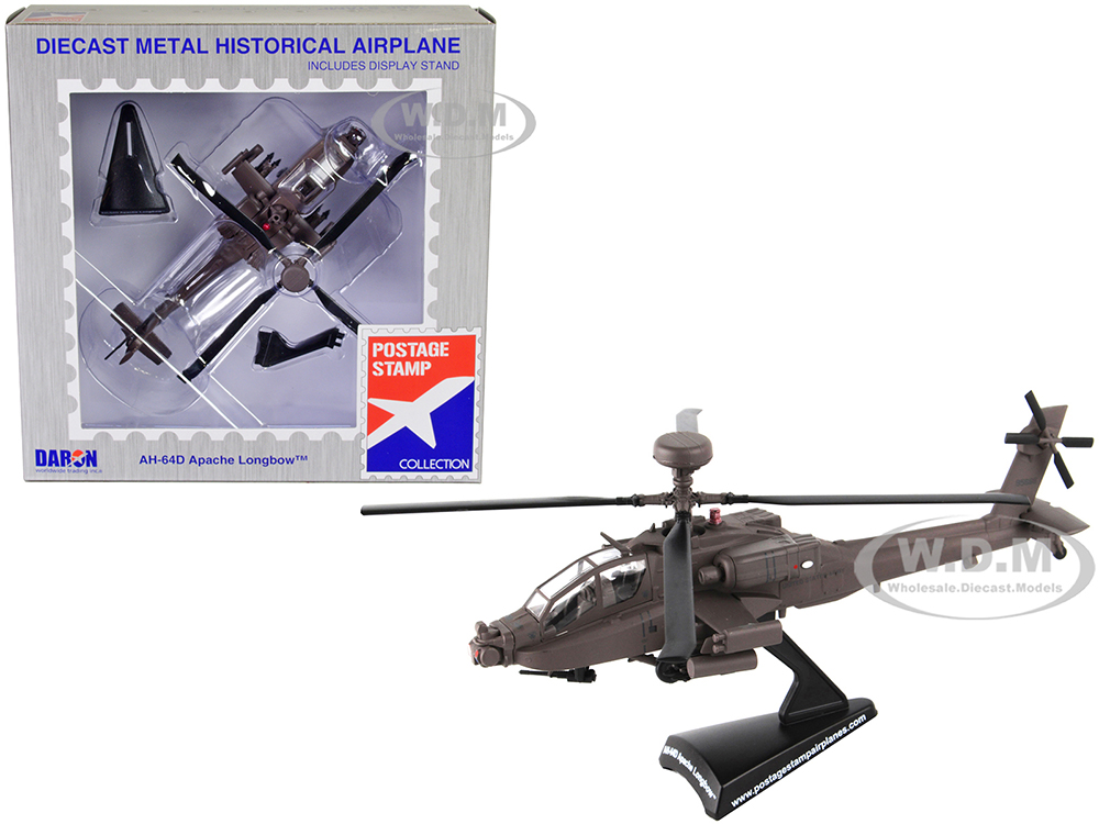 Boeing AH 64D Apache Longbow Helicopter United States Army 1/100