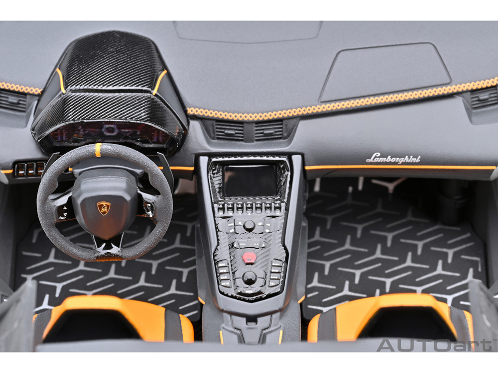 Lamborghini Aventador SVJ Arancio Atlas Pearl Orange 1/18 Model