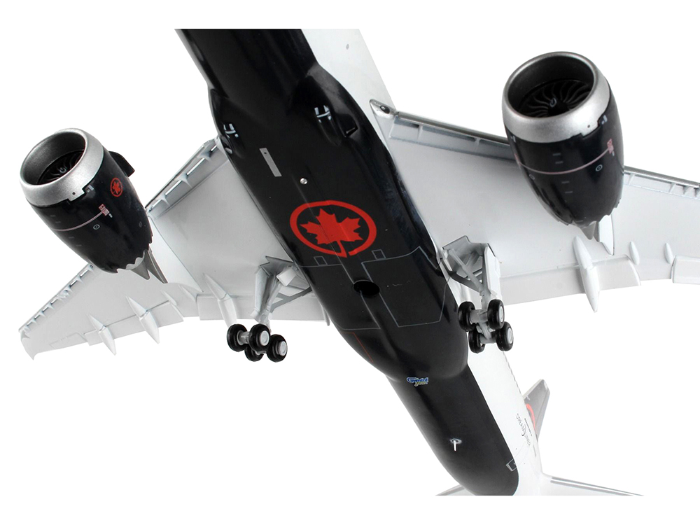 Boeing 787 9 Commercial Aircraft with Flaps Down Air Canada White