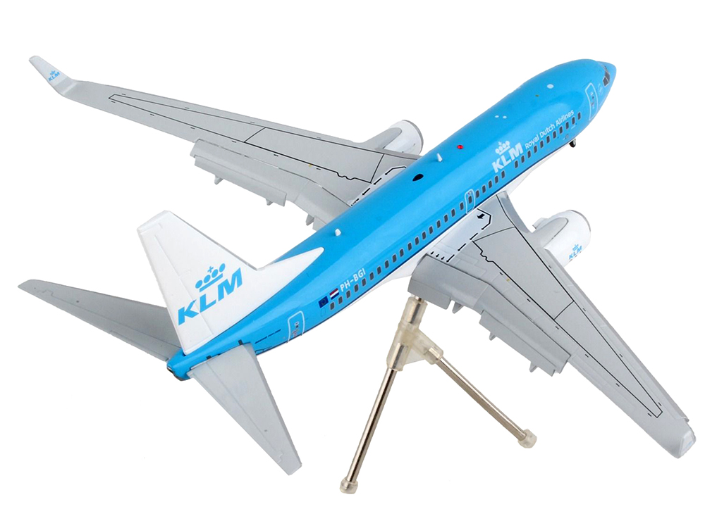 Boeing 737 700 Commercial Aircraft with Flaps Down KLM Royal Dutch