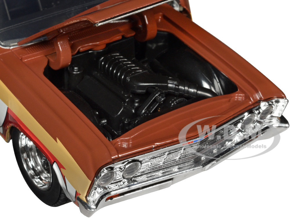1967 Chevrolet El Camino Brown and Beige with Graphics and