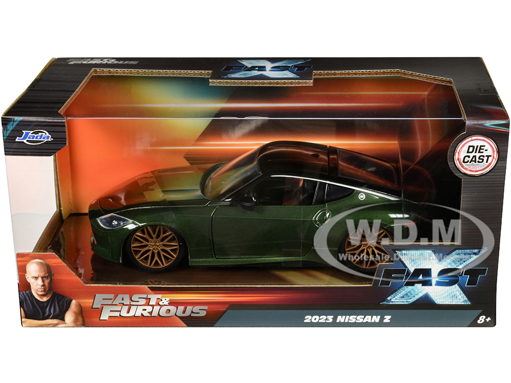2023 Nissan Z Dark Green Metallic with Black Top Fast X 2023 Movie